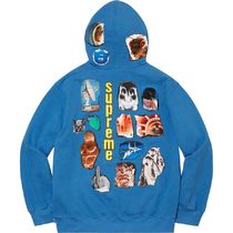 Supreme Unisex Street Style Skater Style Hoodies