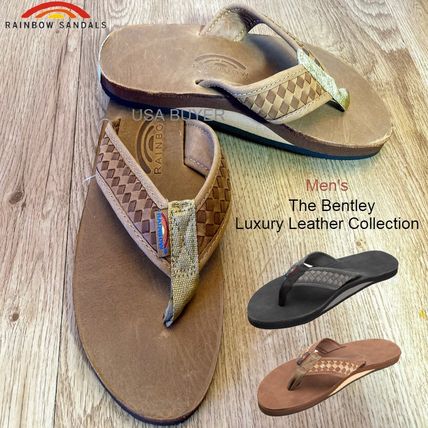 RAINBOW SANDALS More Sandals Plain Leather Flipflop Sandals