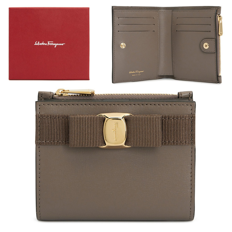 Ferragamo ヴァラ・リボン 折りたたみ財布_22 E009 0741349 折りたたみ財布 Ferragamo ヴァラ・リボン 折りたたみ財布_22 E009 0741349 折りたたみ財布