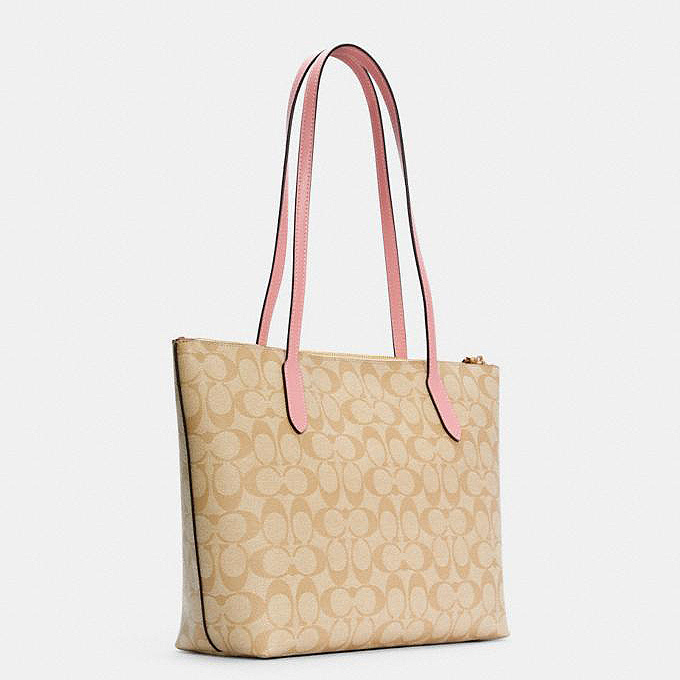 Coach トートバッグ ★残りわずか 通勤通学に★Coach シグネチャーキャンバス トート(3)