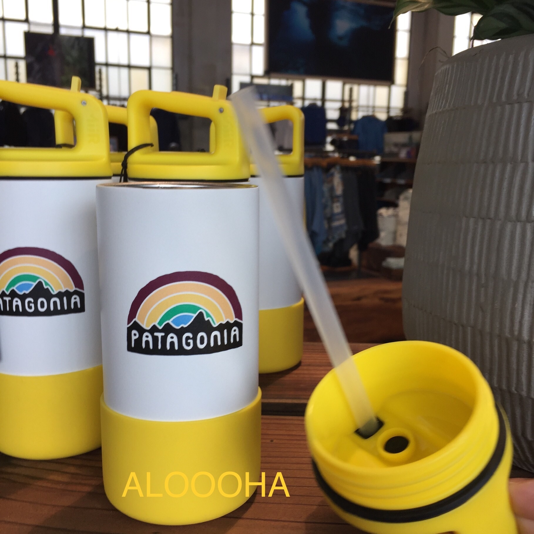 日本未入荷☆パタゴニアPatagoniaストロー付きボトルMiiR(354ml