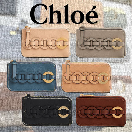 ブルー(青)系 Chloe x カードケース・名刺入れ(レディース ブルー(青)系 Chloe x カードケース・名刺入れ(レディース