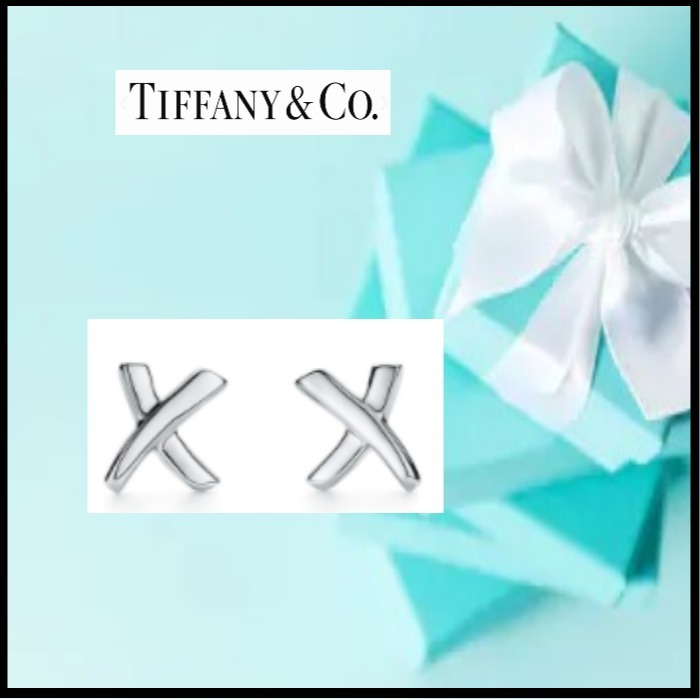 送料込【Tiffany & Co】X ピアス ミニサイズ