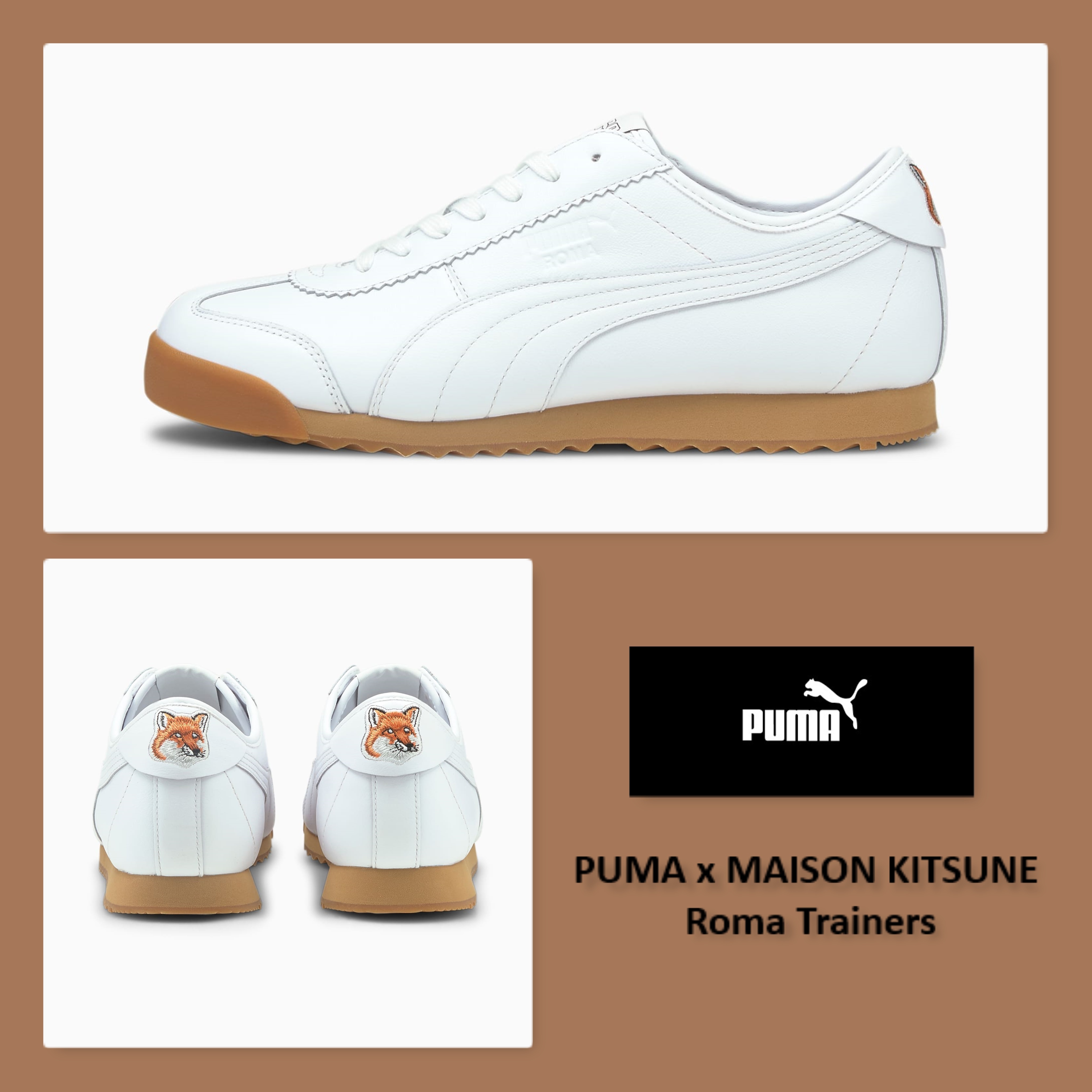 PUMA【PUMA x MAISON KITSUNE Roma Trainers】ローマ スニーカー