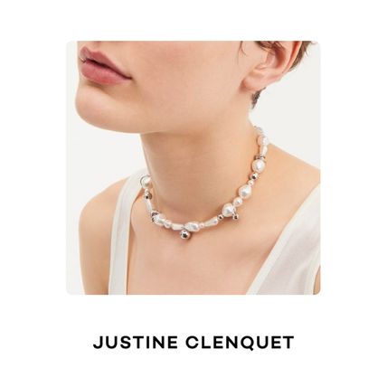 Justine Clenquet x ネックレス・ペンダント(レディース)|新作を海外 Justine Clenquet x ネックレス・ペンダント(レディース)|新作を海外