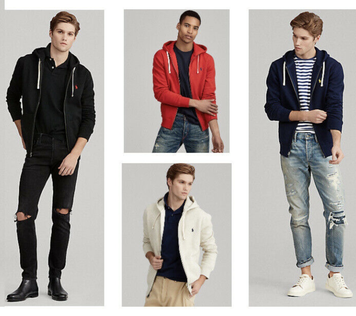 ＊4色から選べる＊Ralph Lauren ジップアップパーカー 送料無料