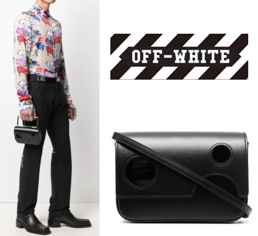 OFF-WHITE オフホワイト スモール流星バッグ ブラック バッグ・カバンその他 OFF-WHITE オフホワイト スモール流星バッグ ブラック バッグ・カバンその他