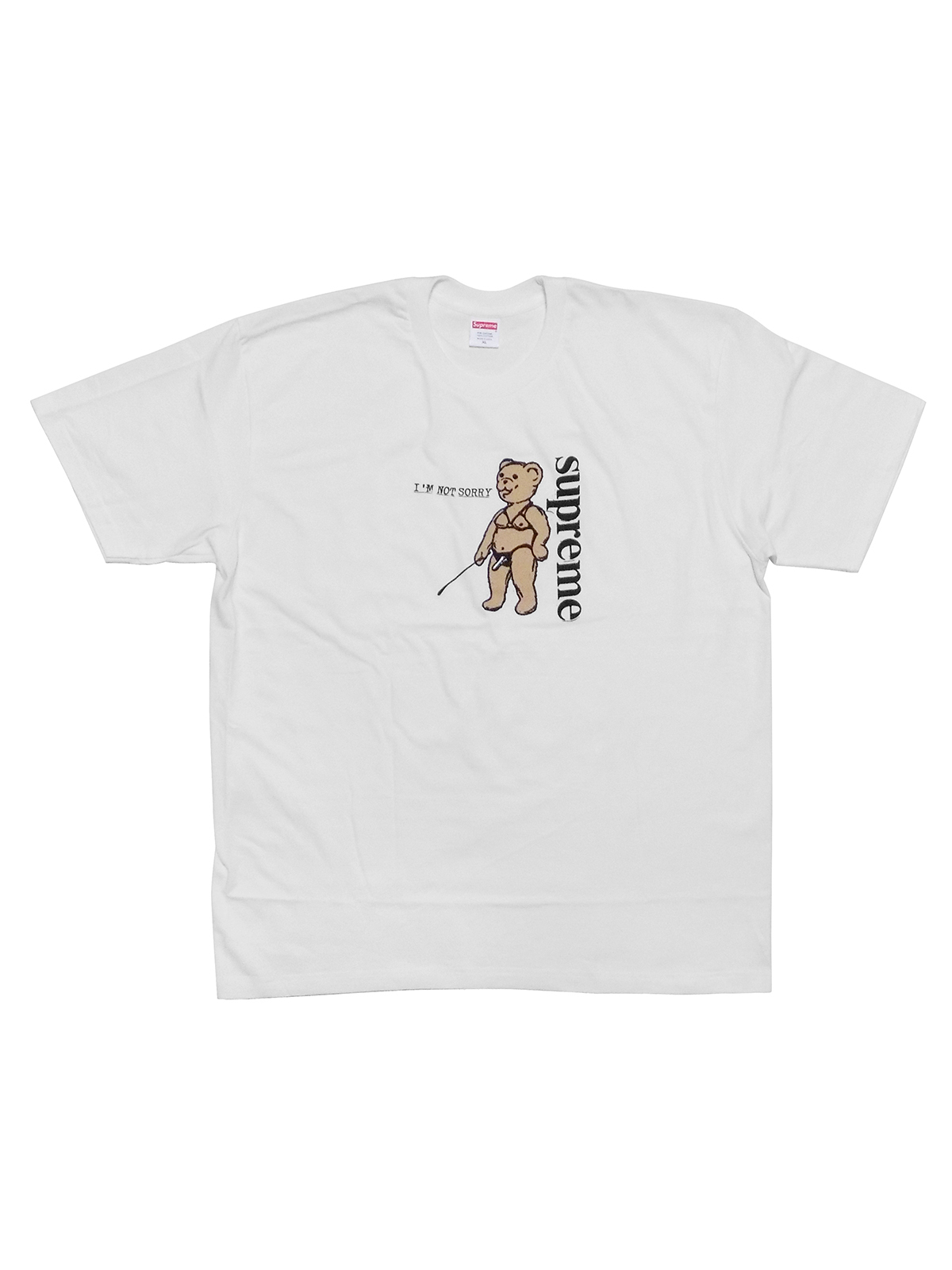 【お買得】 【Supreme】NOT SORRY TEE ホワイト 送料無料【se777r】 Tシャツ・カットソー 【お買得】 【Supreme】NOT SORRY TEE ホワイト 送料無料【se777r】 Tシャツ・カットソー