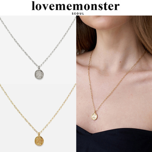 ★人氣★LOVE ME MONSTER★Vintage Medal Long Necklace_2色