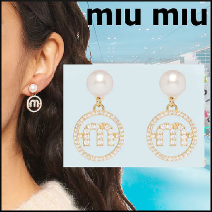 パール ピアス MiuMiu(ミュウミュウ) - 海外通販のBUYMA