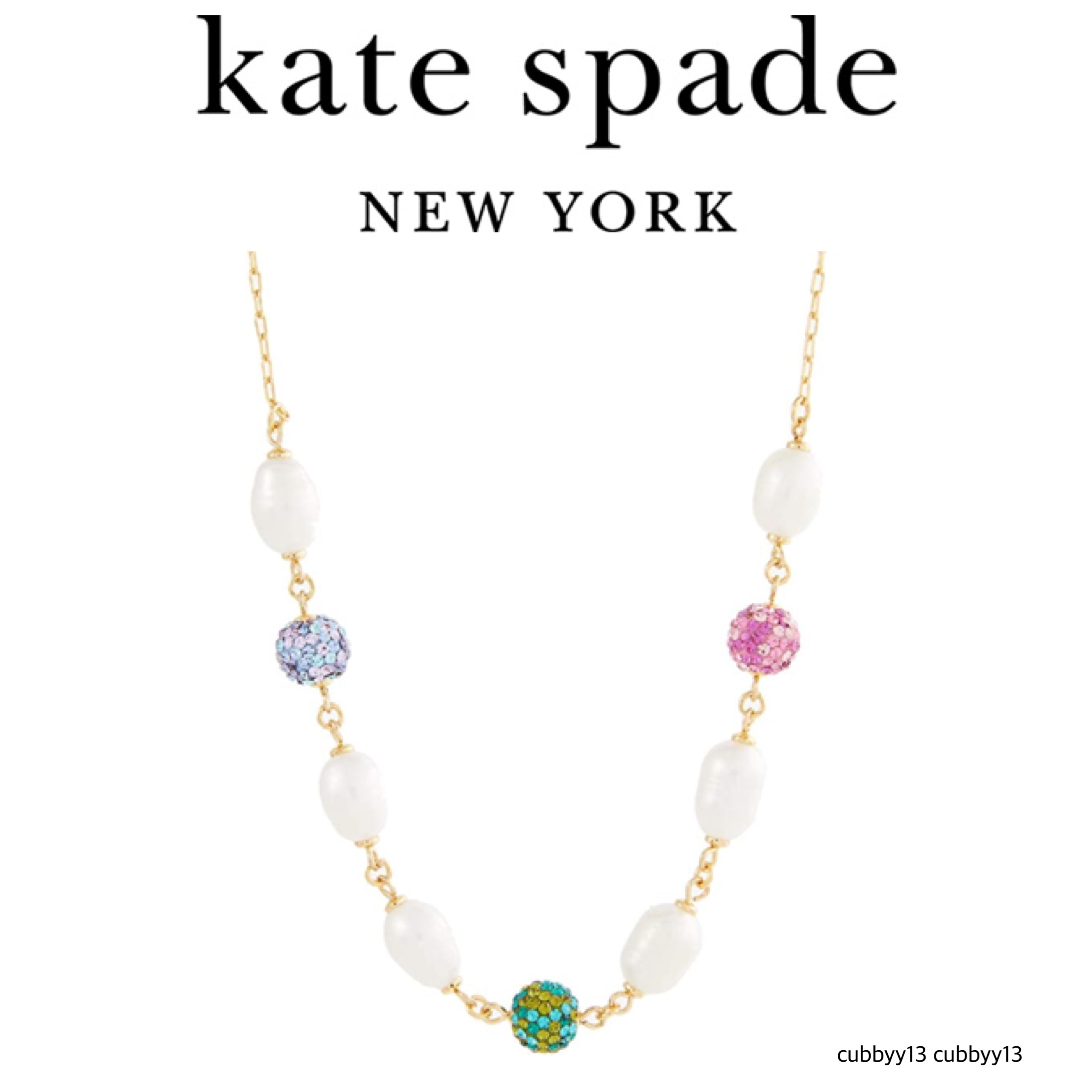 kate spade new york Pearl Power Necklace ネックレス