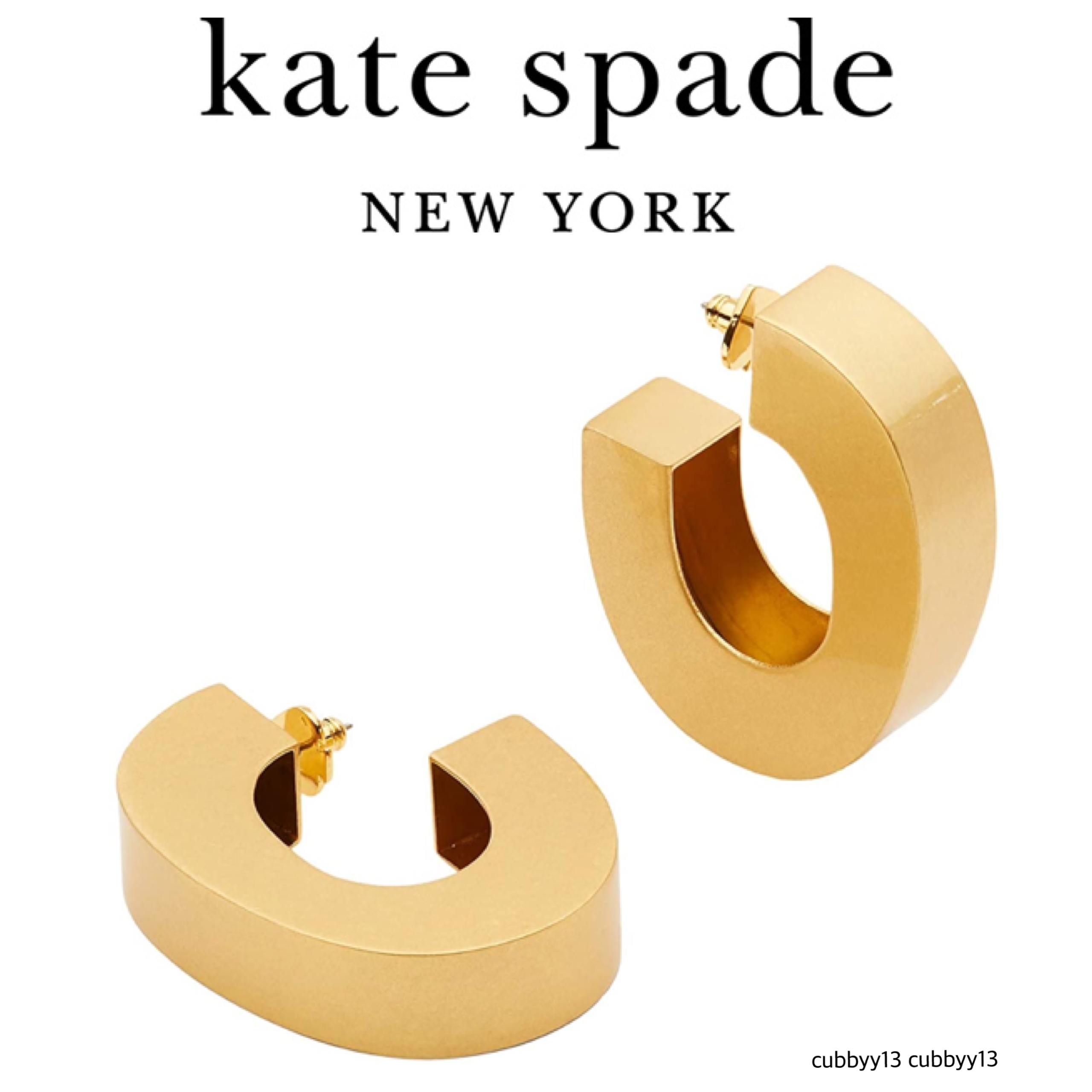 kate spade new york Urban Jungle Hoops ピアス