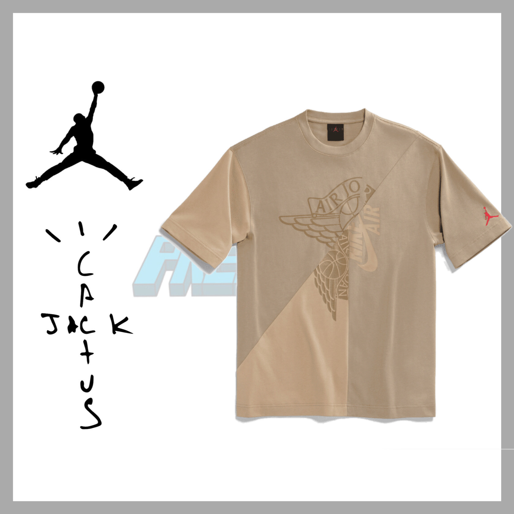 Travis Scott×NIKE tシャツ＋マスク