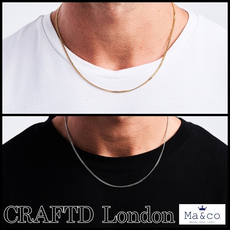 CRAFTD London◇コネルチェーンネックレス 2mm