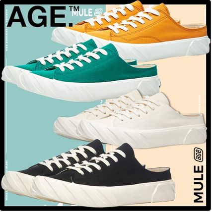 ☆人気☆【AGE】☆MULE スニーカー☆23-30cm☆兼用☆ ☆送料・関税込☆AGE☆MULE スニーカー☆23-30cm☆兼用☆人気