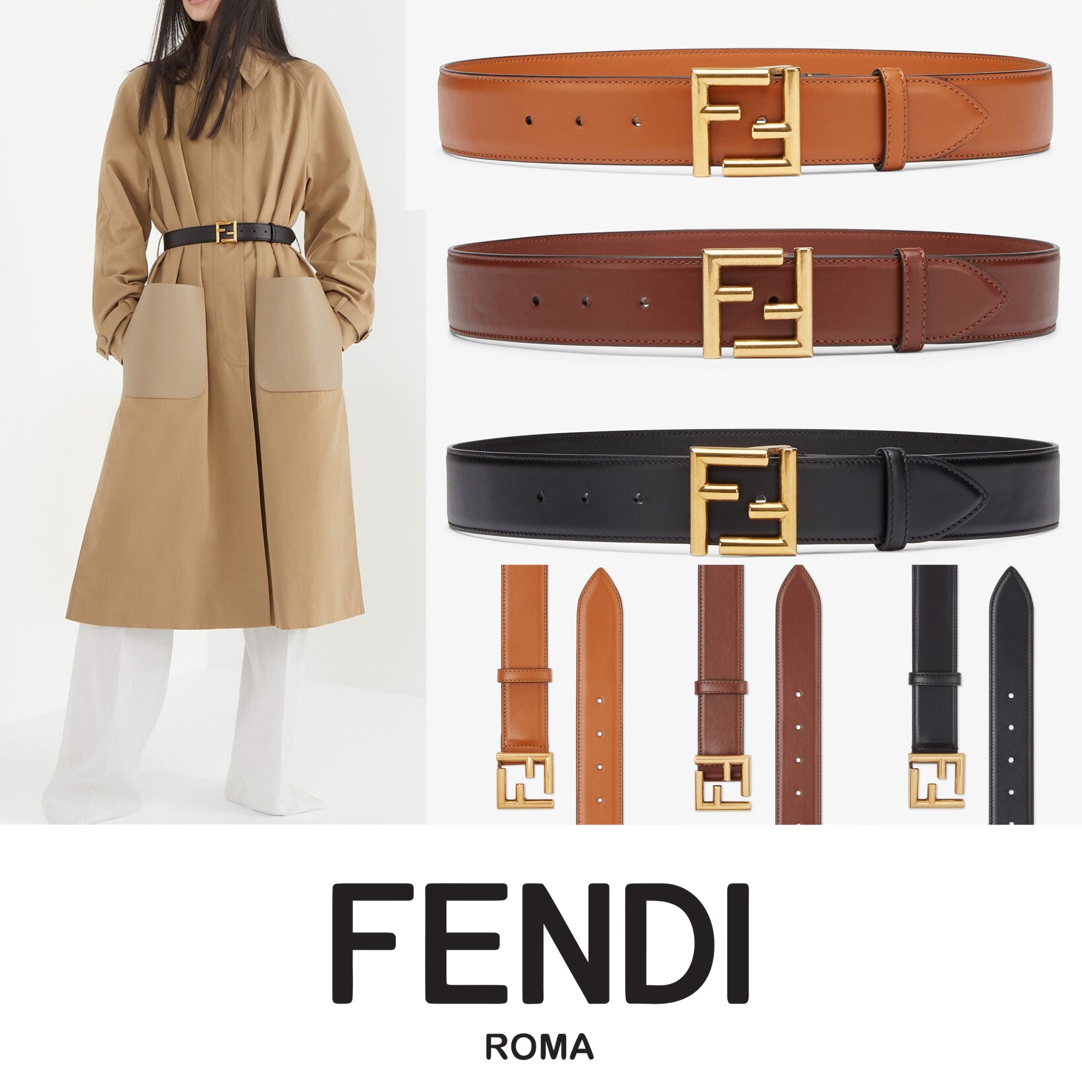 代引き手数料無料 FENDI【入手困難】必須ITEM☆お洒落な幅3,5cm 全色 FFロゴベルト ベルト 代引き手数料無料 FENDI【入手困難】必須ITEM☆お洒落な幅3,5cm 全色 FFロゴベルト ベルト