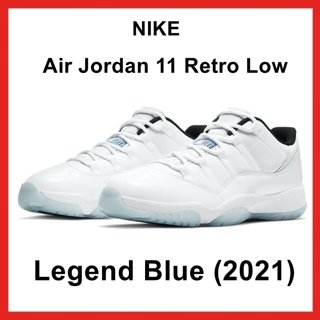 スニーカー Nike AIR Jordan 11 Retro Low Legend Blue ss 21 2021