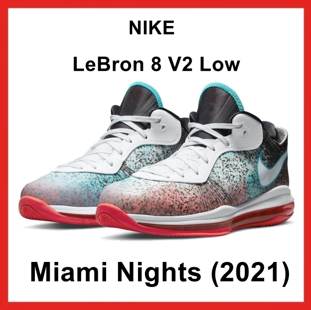 スニーカー Nike LeBron 8 V2 Low Miami Nights (2021) ss 21