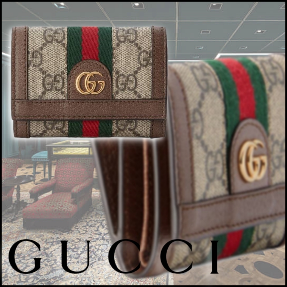 【超特価sale開催】 GUCCI▼【正規品】おしゃれ格上げ 差が付く 折り畳み財布 ロゴ 折りたたみ財布 【超特価sale開催】 GUCCI▼【正規品】おしゃれ格上げ 差が付く 折り畳み財布 ロゴ 折りたたみ財布