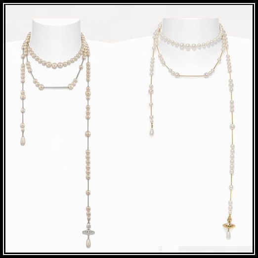 復刻◆Vivienne Westwood◆BROKEN PEARL ネックレス