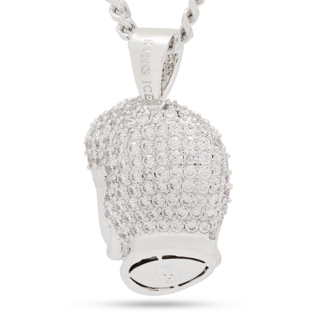 送税込【King Ice】3D BOSS ENLIGHTENED BUDDHA NECKLACE☆(2色