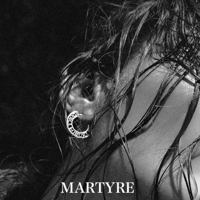 ロス発！Sterling Silver【MARTYRE】The Don't Forget Me Hoop