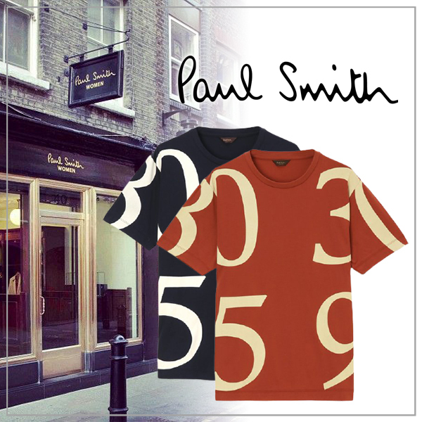 Paul Smith】ポールスミス ラージナンバープリント Tシャツ (Paul