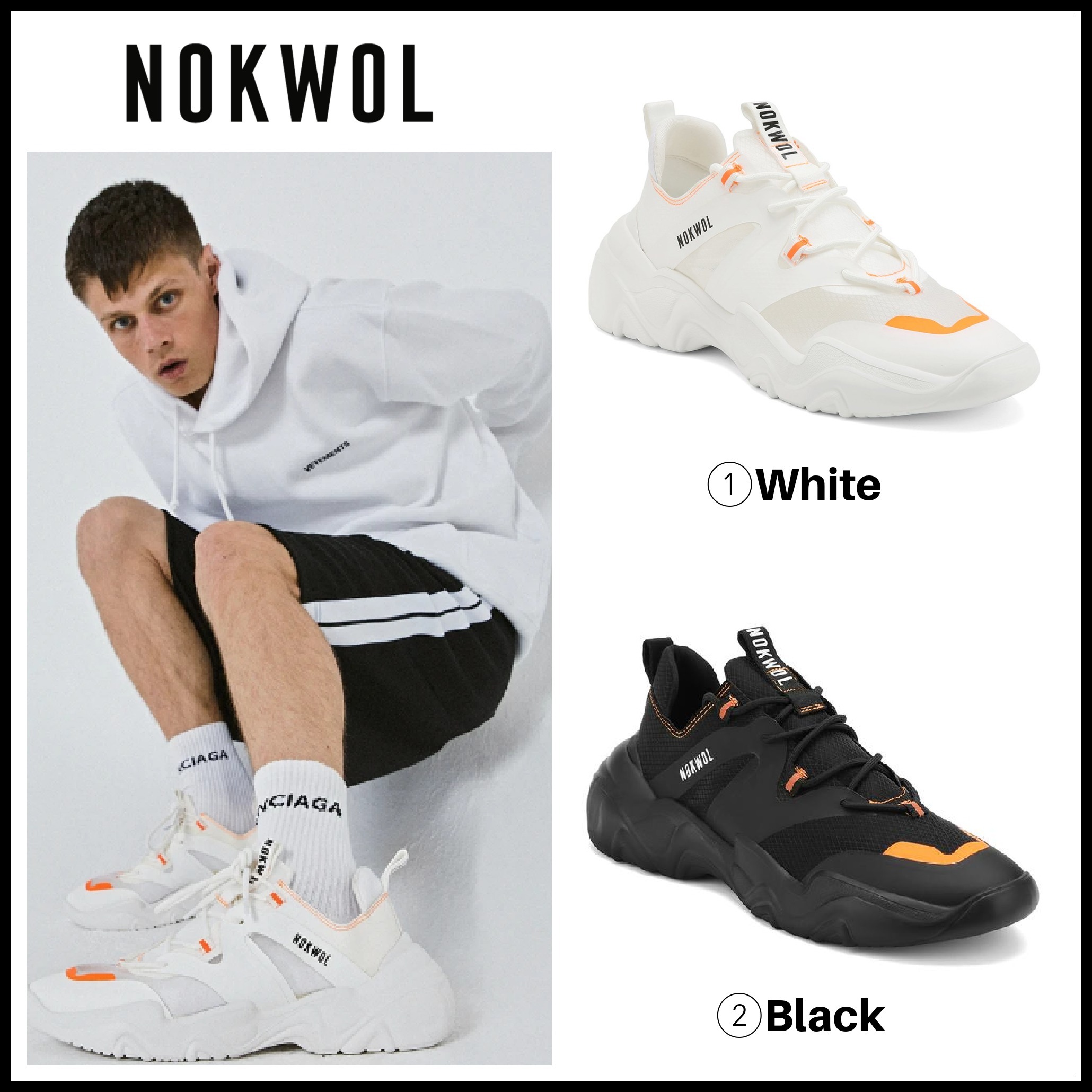 著名人愛用!! 大注目ブランド♪ ★ NOKWOL ★ Running