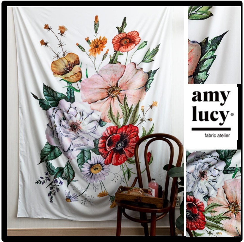 ★関税込★amylucy★ファブリックポスタ.ー★Spring Blossom★