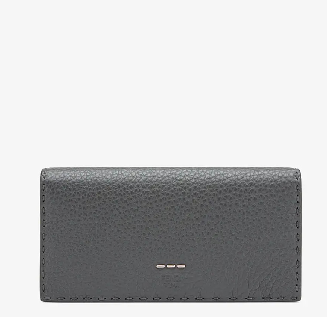 FENDI 長財布 日本即発★フェンディFENDIローマンレザー コンチネンタル長財布(2)