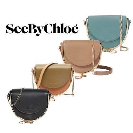 See by Chloe Shoulder Bags Casual Style Leather Party Style Office Style Elegant Style