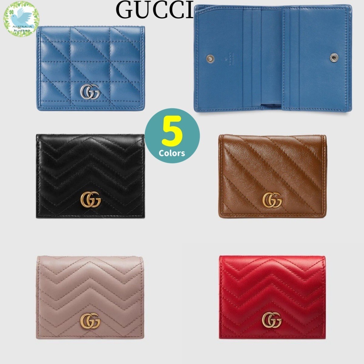 ★GUCCI★〔GGマーモント〕カードケース ウォレット