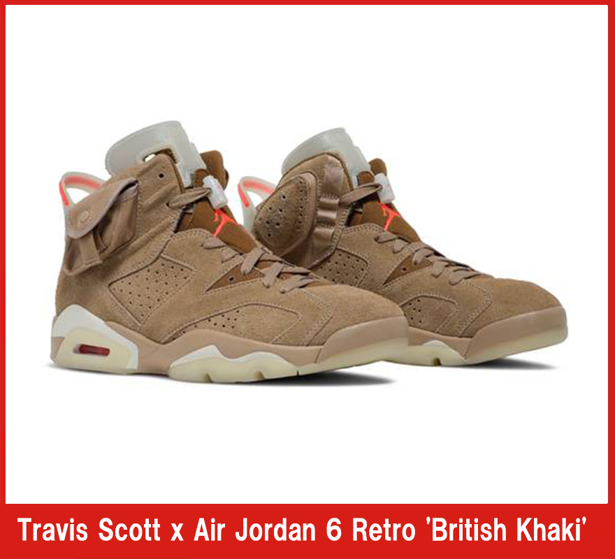【希少/送料・関税込み/コラボ】Travis Scott x Air Jordan 6