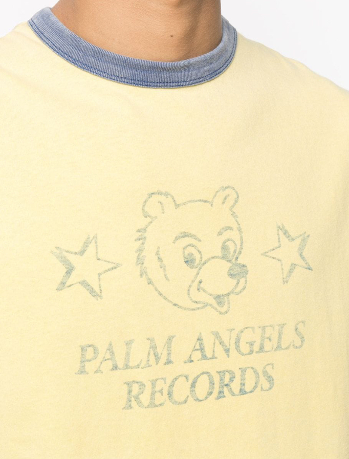 Palm Angels Tシャツ・カットソー 国内発送 パームエンジェルス Palm Angels Records Tシャツ 新作(6)