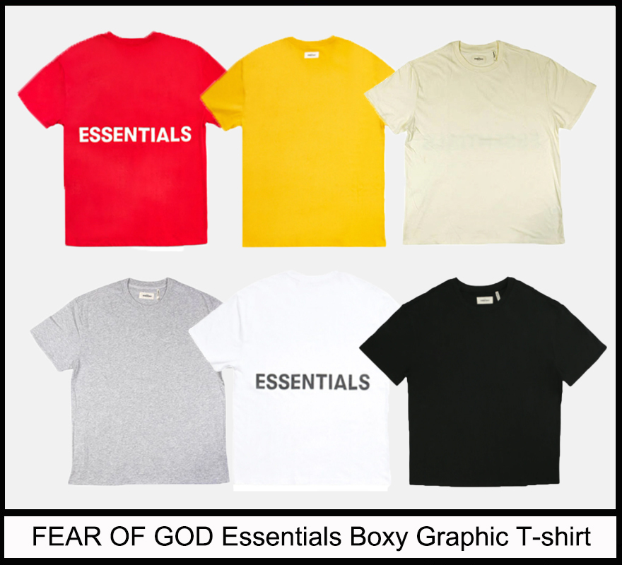 【希少/送料・関税込み】FEAR OF GOD Essentials Boxy Graphi