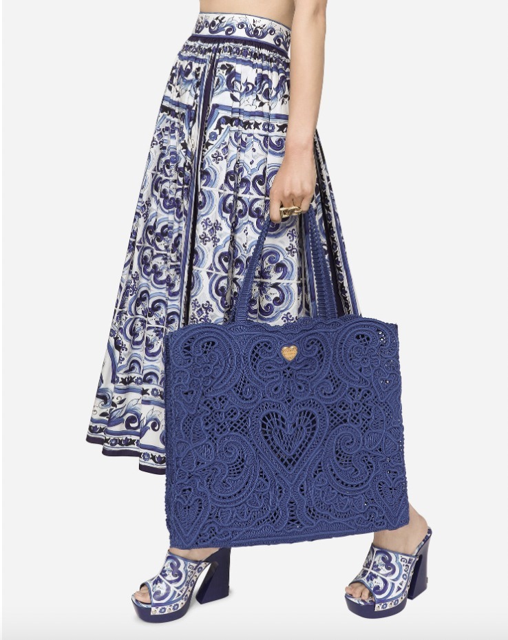 【DOLCE&GABBANA】BEATRICE バッグ ラージ コードレース DOLCE&GABBANA】BEATRICE バッグ ラージ コードレース