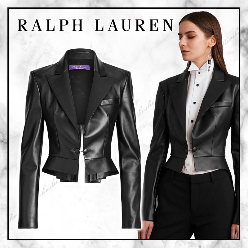◆Ralph Lauren 21SS 最新作◆ Zadieラムスキンジャケット ◆黒