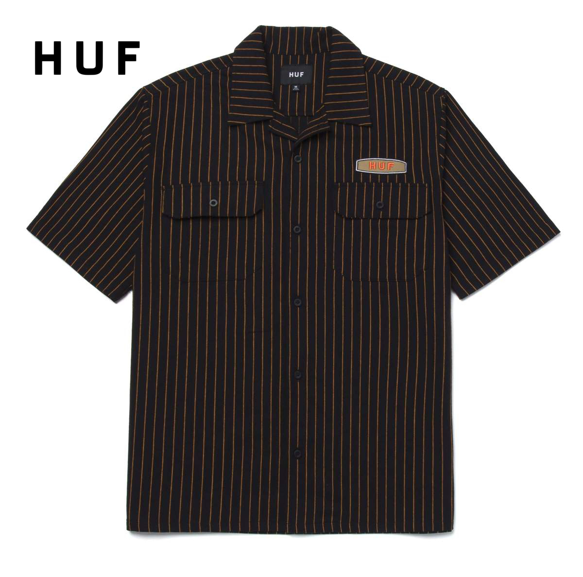 日本限定
★米国発/送関込*HUF*新作*刺繍パッチストライプ半袖シャツ/BL★ シャツ 日本限定
★米国発/送関込*HUF*新作*刺繍パッチストライプ半袖シャツ/BL★ シャツ