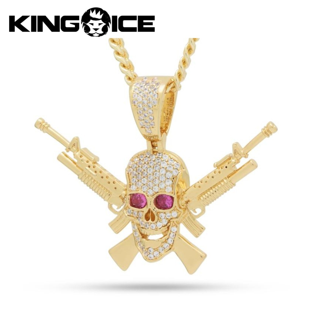 King Ice ☆ M16 JOLLY ROGER ネックレス