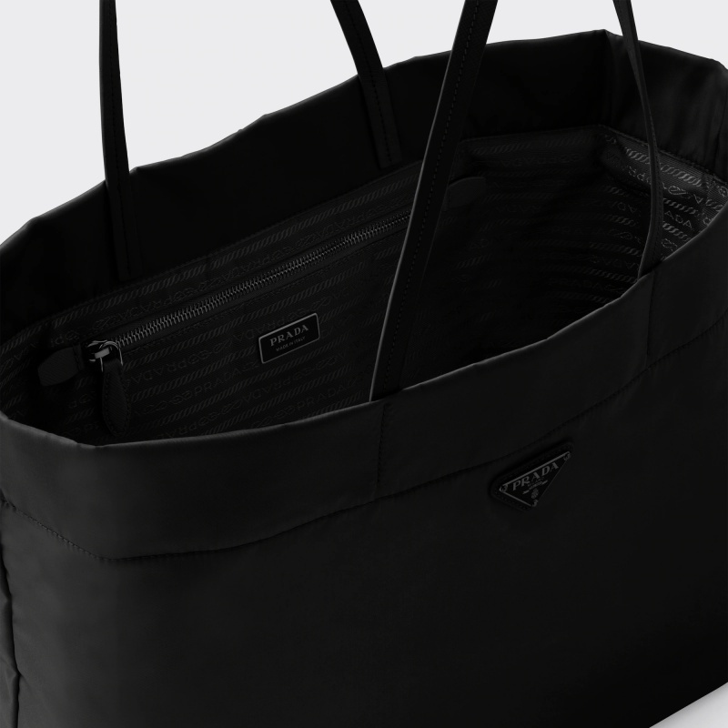 PRADA トートバッグ 【直営店】PRADA◆Re Nylon x サフィアーノレザー トートバッグ(6)