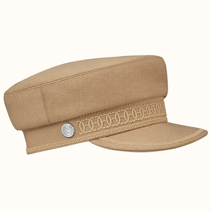 Hermesエルメス キャスケット Cabourg 帽子ハット シルバー金具