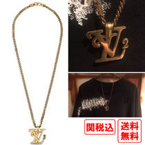 関税 送料込  Louis Vuitton × NIGO ゴールドネックレス