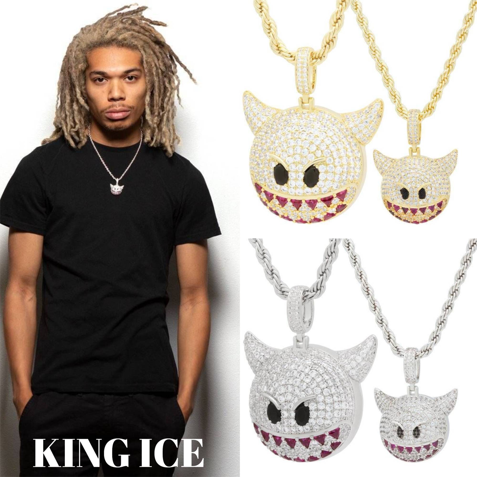 【KING ICE】国内発送 関送込 完売前に♪ DEVIL NECKLACE 2色
