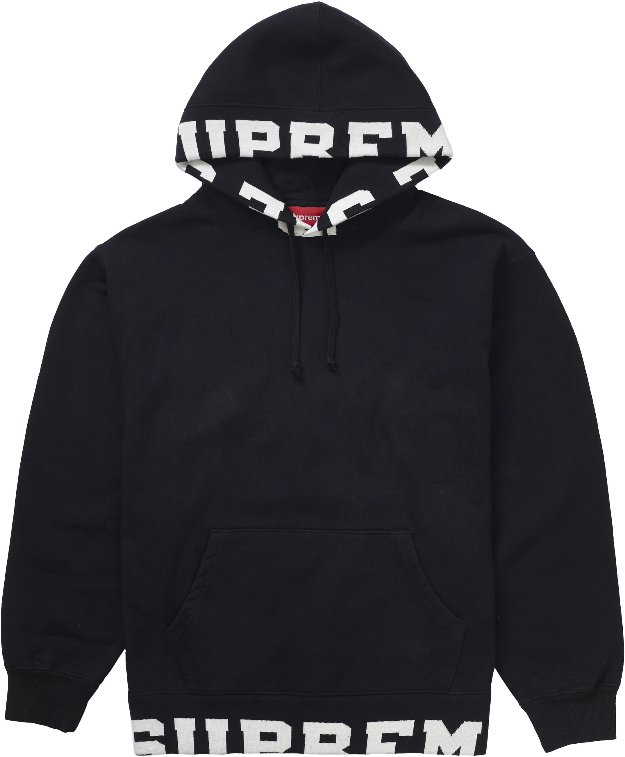 Supreme Cropped Logos Hooded Sweatshirt SS 21 WEEK 13