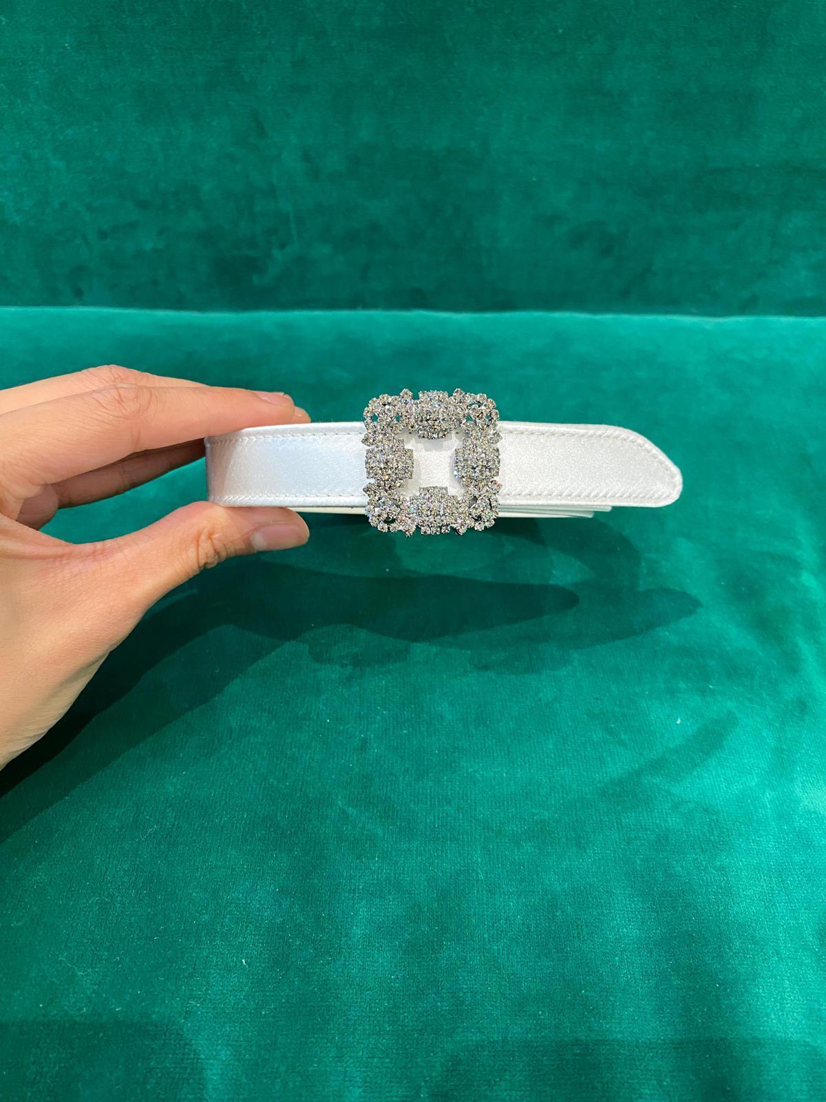 ♪関税込みManolo Blahnik♪ HANGISI BELT MINI ベルト ミニ