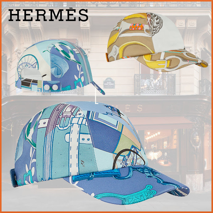 【HERMES】Davis Patchwork Cap キャップ 在庫確認ください