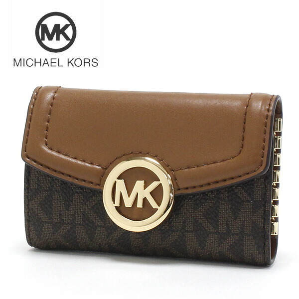 Michael Kors キーケース 35s0gftp5b-brown-br