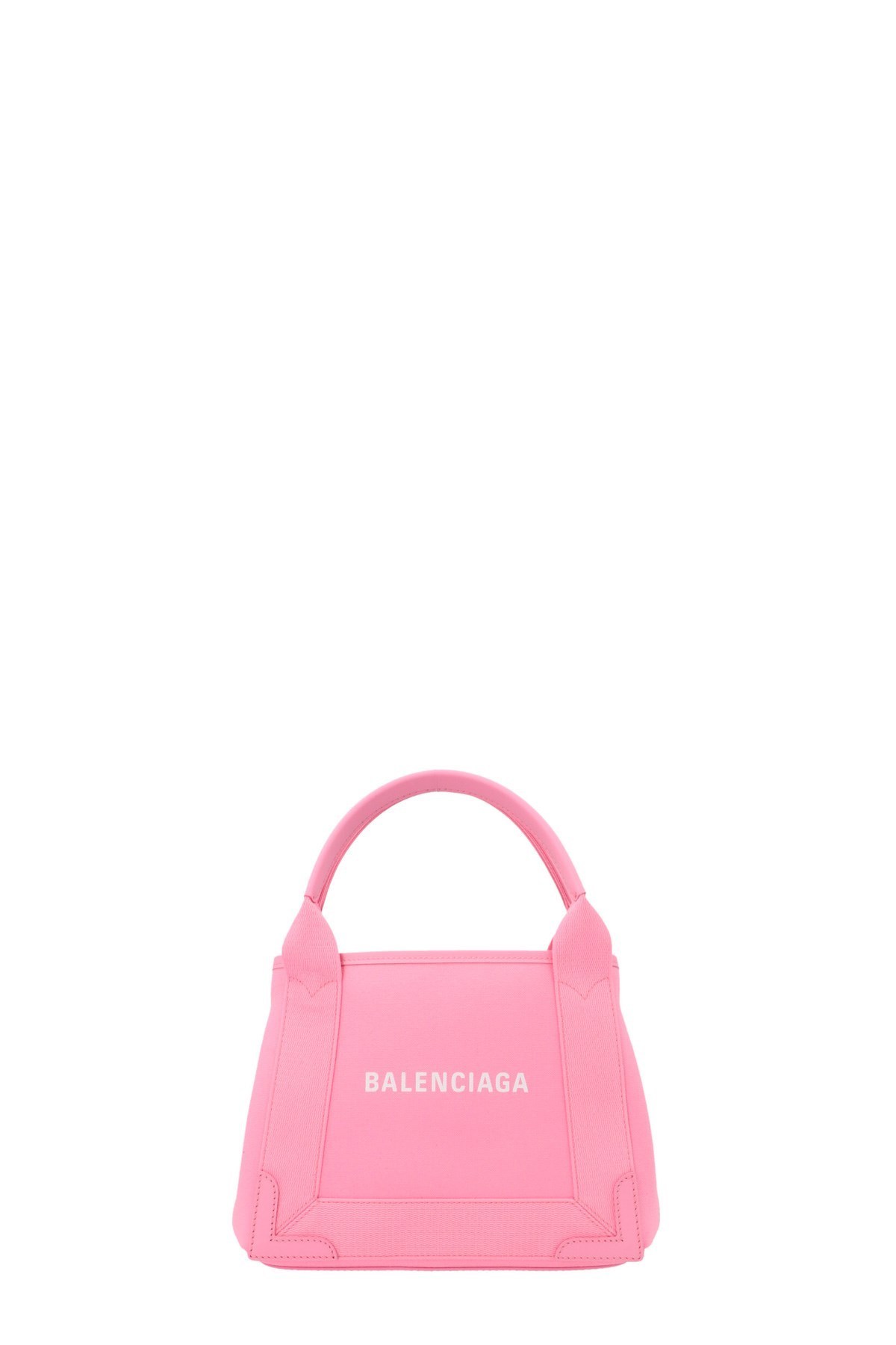 BALENCIAGA ネイビーカバ XS 2WAYバッグ ピンク 21年春夏