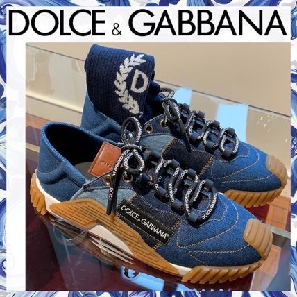 ◆Dolce&Gabbana◆NS1 スリッポンスニーカー パッチワークデニム ◆Dolce&Gabbana◆NS1 スリッポンスニーカー パッチワークデニム