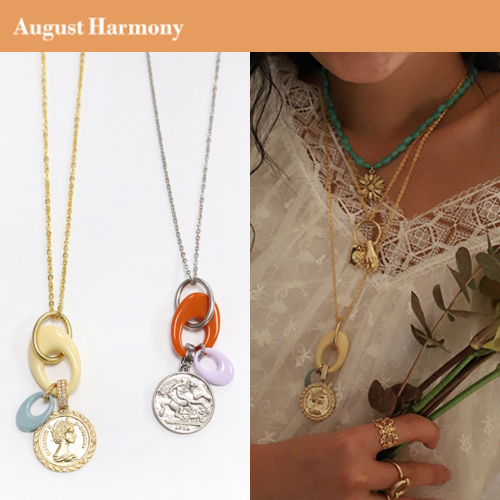★人氣★August Harmony★Flowly queen opera necklace_2色